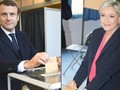 Hai ứng viên Tổng thống Pháp: Ông Macron và bà Le Pen