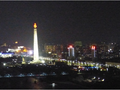 Cảnh ban đêm ở Bình Nhưỡng (tháng 4/2017)