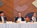 Thủ tướng Nguyễn Xuân Phúc đối thoại với các doanh nghiệp CNTT Nhật Bản. Ảnh: VGP/Quang Hiếu