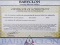 Chứng nhận sản phẩm của Babyclon