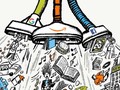 Sức mạnh và tầm ảnh hưởng khủng khiếp của Google, Amazon và Facebook (tranh minh họa của Robert Neubecker)
