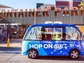Chiếc xe buýt tự lái trong vụ tai nạn tại Las Vegas tuần qua (ảnh: City of Las Vegas)