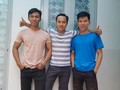 3 chàng sinh viên ĐH Giao thông Vận tải, Phân hiệu TP.HCM. Ảnh: NVCC.