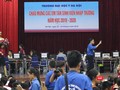 Trường Đại học Y Hà Nội chào đón các tân sinh viên nhập trường. Ảnh: Minh Thúy