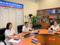 PGS.TS.BS Nguyễn Lân Hiếu - Giám đốc BV Đại học Y Hà Nội - chủ trì buổi KCB từ xa với 5 BV tham gia hội chẩn và 14 đơn vị dự thính
