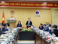 Phó Thủ tướng Trần Hồng Hà làm việc với Bộ Y tế về việc tháo gỡ những khó khăn mà ngành Y đang đối mặt