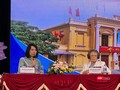 Thứ trưởng Bộ Y tế Nguyễn Thị Liên Hương (trái) và GS. Francoise Barré Sinoussi - người được giải Nobel Y học vì phát hiện ra virus HIV - đồng chủ trì hội thảo khoa học quốc tế “Hướng tới kết thúc dịch bệnh tại Việt Nam”