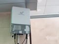 Một thiết bị mạng 5G Make in Vietnam đang trong quá trình hoạt động thử nghiệm tại trụ sở Bộ TT&TT. Ảnh: Trọng Đạt