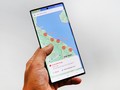 Cảnh bão khu vực bị ảnh hưởng bởi lũ lụt xuất hiện trên Google Maps. Ảnh: Lưu Quý