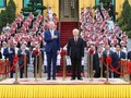 Tổng Bí thư Nguyễn Phú Trọng chủ trì Lễ đón Tổng thống Joe Biden