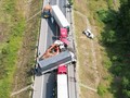 Hiện trường vụ tai nạn giao thông trên cao tốc Cam Lộ - La Sơn xảy ra vào sáng ngày 18/2