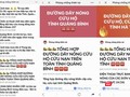 Trang Zalo “Phòng chống thiên tai” gửi thông tin đến người dân