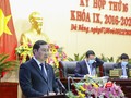 Ông Huỳnh Đức Thơ phát biểu tại kỳ họp thứ 16 HĐND TP Đà Nẵng khoá IX khi đang tại nhiệm Chủ tịch UBND TP