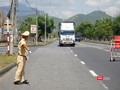Chốt kiểm soát dịch liên ngành tại khu vực đường Tạ Quang Bửu (quận Liên Chiểu), TP Đà Nẵng