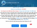 Giao diện ứng dụng khai báo y tế bằng QRcode được Đà Nẵng triển khai để kiểm soát phòng dịch COVID-19