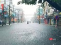 Một góc đường Lý Thái Tổ (quận Hải Châu, TP Đà Nẵng) chìm trong mưa lớn