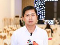 Ông Nguyễn Đức Tâm - Chủ tịch HĐQT Công ty CP đầu tư Hoàng Nhất Nam trả lời phỏng vấn báo giới