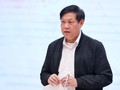 Thứ trưởng Bộ Y tế Đỗ Xuân Tuyên phát biểu tại phiên họp báo Chính phủ thường kỳ diễn ra ngày 3/3 (ảnh chinhphu.vn)