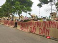 Một vụ tập trung đông người liên quan đến vụ án bẻ kèo hợp đồng môi giới BĐS giữa Bách Đạt An và Hoàng Nhất Nam