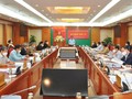 Quang cảnh kỳ họp thứ 13 của Ủy ban Kiểm tra Trung ương do đồng chí Trần Cẩm Tú - Ủy viên Bộ Chính trị, Bí thư Trung ương Đảng, Chủ nhiệm Ủy ban Kiểm tra Trung ương - chủ trì Kỳ họp.