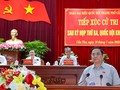 Thủ tướng Chính phủ Phạm Minh Chính phát biểu tại hội nghị tiếp xúc cử tri TP Cần Thơ diễn ra sáng ngày 10/7. Ảnh: VGP/Nhật Bắc