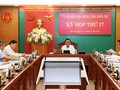 Quang cảnh kỳ họp thứ 17 của UBKT Trung ương diễn ra trong 2 ngày 13 và 14/7 (ảnh ubkttw.vn)