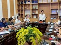 TS Nguyễn Trọng Khoa - Phó Cục trưởng Cục Quản lý Khám, chữa bệnh chủ trì cuộc họp