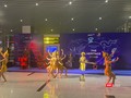 Múa Chămpa, 1 trong những tiết mục trong chương trình nghệ thuật mang chủ đề “Con đường di sản” được AHT tổ chức tại Nhà ga quốc tế sân bay Đà Nẵng nhằm phục vụ du khách
