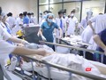 Bệnh viện E huy động toàn lực cứu chữa nạn nhân trong vụ tai nạn giao thông liên hoàn ở Tây Hồ, xảy ra chiều ngày 5/4 (ảnh BVCC)