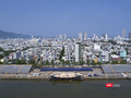 Sân khấu và khán đài cho lễ hội Pháo hoa quốc tế Đà Nẵng -DIFF 2023 đang vào giai đoạn hoàn thiện