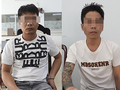Các đối tượng bị tạm giữ tại cơ quan công an (ảnh CATP DN)