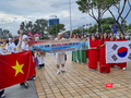 Các nghệ sĩ Việt Nam và Hàn Quốc biểu diễn nghệ thuật đường phố trong khuôn khổ Lễ hội Việt Nam - Hàn Quốc TP Đà Nẵng năm 2023