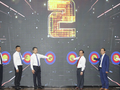 Các đại biểu bấm nút khởi động Chương trình đào tạo nhân lực vi mạch bán dẫn tại Đà Nẵng