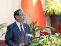 Phó Chủ tịch Quốc hội Trần Quang Phương phát biểu tại Kỳ họp thứ 19, HĐND TP Đà Nẵng khoá X diễn ra từ ngày 29/7-30/7.