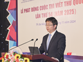 Ông Bùi Hoàng Phương, Thứ trưởng Bộ TT&TT, Trưởng ban tổ chức cuộc thi Viết thư quốc tế UPU lần thứ 54, phát biểu tại lễ phát động cuộc thi.