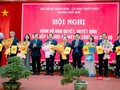 Các cá nhân được trao quyết định phân công công tác tại buổi lễ công bố.