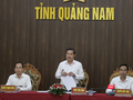 Phó Chủ tịch Thường trực UBND tỉnh Quảng Nam Phan Thái Bình thông tin về lễ kỷ niệm.