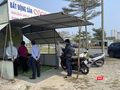 Ki ốt bất động sản tại khu đô thị Điện Nam - Điện Ngọc (Quảng Nam) nhộn nhịp trở lại, mở cửa cả ngày thường trực đón khách.