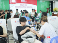 Hơn 350 đơn vị máu được hiến trong Ngày hội lần thứ 42 tại Đại học Đông Á.