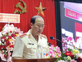 Ông Trần Hoài Nam phát biểu tại lễ công bố quyết định bổ nhiệm Viện trưởng Viện Kiểm sát nhân dân TP Đà Nẵng.