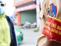 Lực lượng chức năng ở TP. Thủ Đức căng mình cả ngày lẫn đêm để thực hiện giãn cách xã hội. Ảnh: GVT.