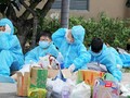 Dù đã trải qua hơn 100 ngày giãn cách nhưng TP.HCM vẫn phát hiện hàng ngàn ca nhiễm mới mỗi ngày. Ảnh chụp tại khu cách ly bệnh viện dã chiến ở TP.Thủ Đức. Ảnh: GVT.