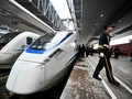 Một ga tàu cao tốc tại Trung Quốc. Ảnh: AFP.