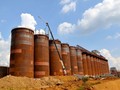 Dự án alumina Tân Rai khi đang trong quá trình xây dựng.