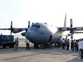 Máy bay C-130 Hercules đậu tại sân bay quốc tế Đà Nẵng