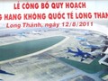 Phối cảnh trong Lễ công bố quy hoạch Cảng hàng không quốc tế Long Thành.