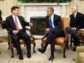 Tổng thống Mỹ Barack Obama tiếp Chủ tịch Trung Quốc Tập Cận Bình tại Nhà Trắng ngày 25.9 - Ảnh: Reuters 