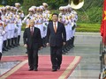 Tổng Bí thư Nguyễn Phú Trọng tại lễ đón ông Tập Cận Bình