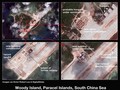 Hình ảnh chụp từ vệ tinh hồi tháng 3-2015 cho thấy Trung Quốc tăng cường xây dựng trái phép ở đảo Phú Lâm - Ảnh: The Diplomat