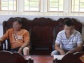 Cha con ông Trường tiếp xúc với PV - Ảnh: G.P